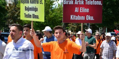 Çorum’da bağımlılığa karşı farkındalık yürüyüşü