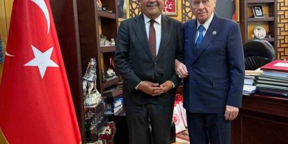 MHP Lideri Bahçeli, Diyarbakır Milletvekili Tanrıkulu ile bir araya geldi