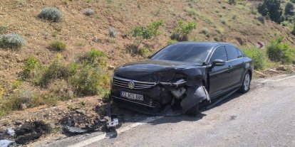 Gercüş’te otomobiller kafa kafaya çarpıştı: 1 yaralı