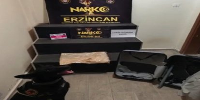 Erzincan’da 1 kilo 725 gram eroin ele geçirildi, 1 şüpheli tutuklandı