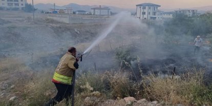 Hassa’da bahçe yangını