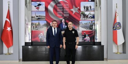 Yargıtay’a atanan Başsavcı Karakülah’tan Emniyet Müdürü Yılmaz’a veda ziyareti