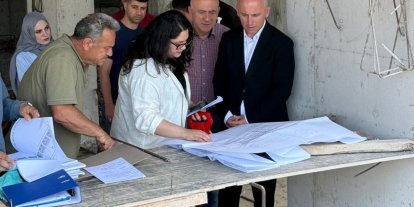 Bayburt’taki şantiyelerde yapı denetimi yapıldı