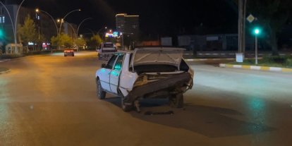 Çorum’da kazaya karışan sürücü aracını bırakıp kaçtı