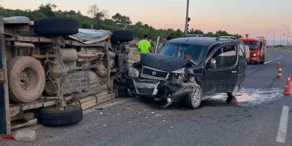 Siirt te araçlar çarpıştı: 2 ağır yaralı