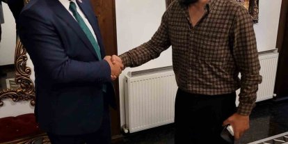 Başkan Arslan’dan "Çırak" dizisi setine ziyaret