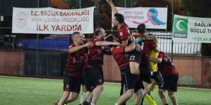Aydın’da sağlık çalışanlarının futbol heyecanı sona erdi