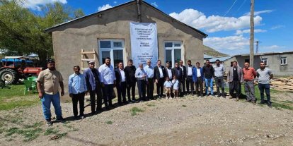 Aydınlar’da taziye evi ve caminin temeli dualarla atıldı