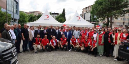 Bafra’da Kızılay kan alma birimi açılışı