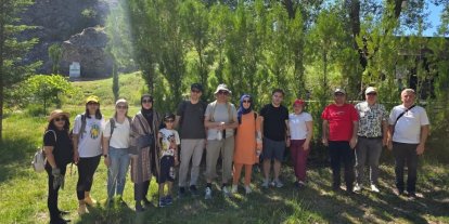 Harmankaya Kanyonu’nda doğa ve sanat buluşması