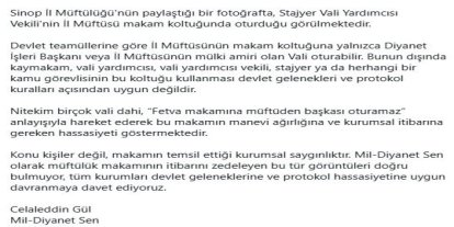 Müftülük makamı tartışması: "Fetva makamına müftüden başkası oturamaz"
