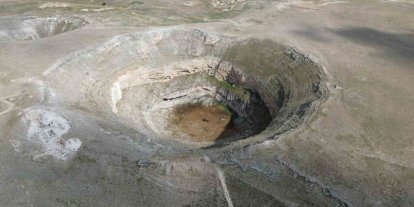 Konya’da kuraklığın simgelerinden Çıralı Obruk Gölü son yağışlara rağmen su tutmadı