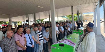 Cinnet kurbanı anne ve kızı defnedildi
