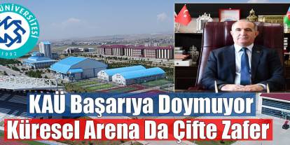 Kafkas Üniversitesinden Uluslararası Düzeyde İki Büyük Bilimsel Başarı