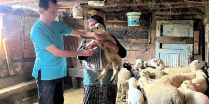 Küçükbaş hayvanlarda kayıt ve sağlık kontrolleri yapıldı