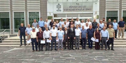 Kaymakam Özaydın, Erzin’e veda etti