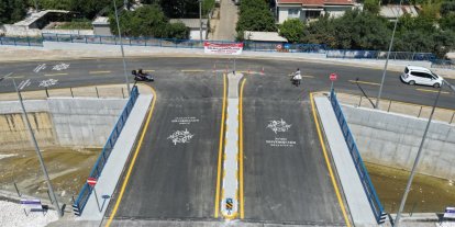 Doğu Aydın Bulvarı ve Tabakhane Deresi Köprüsü Projesi’nde çalışmalar tamamlandı