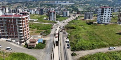 Samsun’un 5 ilçesinde ulaşım yatırımları sürüyor