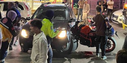 Bursa’da motosiklet ile otomobil çarpıştı: 1 yaralı