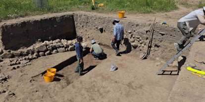 Uşaklı Höyük’teki kazılarda eski çağlara ait ritüel alanları araştırılıyor