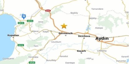 Aydın’da 3.9 şiddetinde deprem meydana geldi