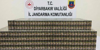 Diyarbakır’da 14 bin 988 paket kaçak sigara ele geçirildi