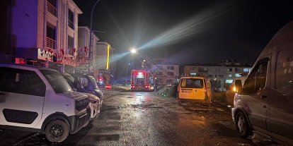 Erzincan’da inşaat sahasında doğal gaz sızıntısı paniği