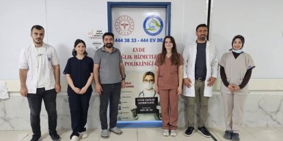 İdil’de yatağa bağımlı hastalara evde diş ve eczacılık hizmeti