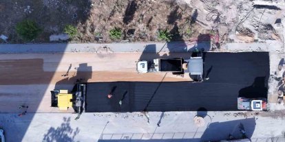 Mardin Büyükşehir Belediyesi, Artuklu’da asfalt çalışmalarına devam ediyor