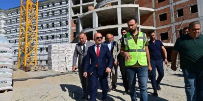 Söke’de KYK Erkek Öğrenci Yurdunda çalışmalar hız kesmeden sürüyor