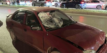 Otomobil ile motosiklet çarpıştı:1 yaralı