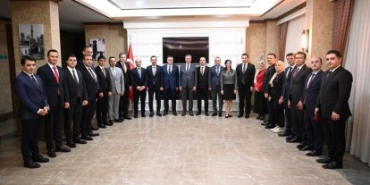 Kaymakamlara veda yemeği