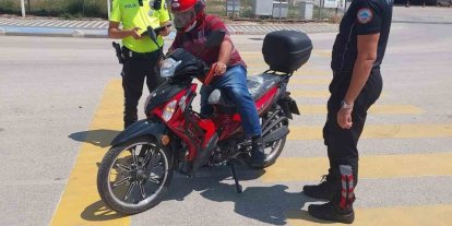 Bilecik’te 310 motosiklet sürücüsü kontrol edildi