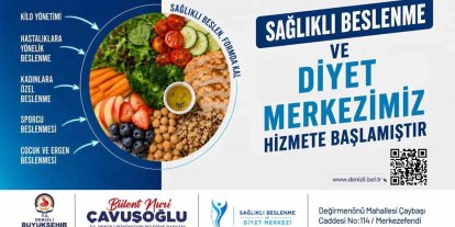 Denizli Büyükşehir ücretsiz diyetisyen hizmeti sunuyor