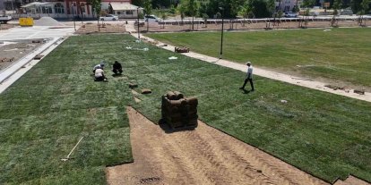 Millet bahçesinde çalışmalar yüzde 80 tamamlandı