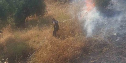 Nazilli Belediyesi ekipleri Bozyurt’taki yangın söndürme çalışmalarına destek veriyor
