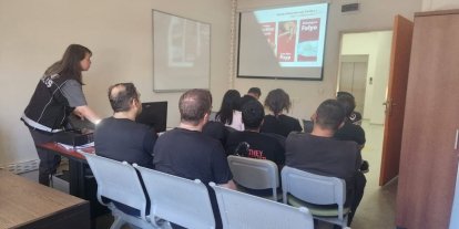 Kemaliye’de uyuşturucuyla mücadele kapsamında bilgilendirme çalışması yapıldı