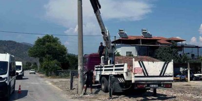Ortaca Dikmekavak’ta yol güvenliği artırılıyor