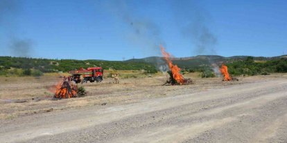 Kütahya’da orman yangını tatbikatı