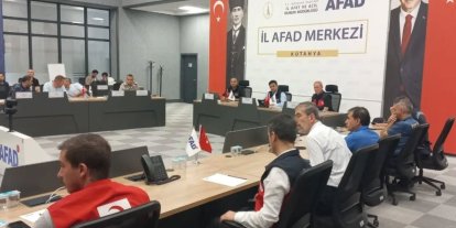 Kütahya’da deprem tatbikatı