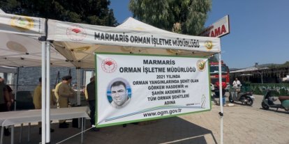 Marmaris’te orman şehitleri dualarla anıldı