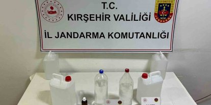 Kırşehir’de kaçak alkol üretimine jandarma operasyonu: 22 litre kaçak ürün ele geçirildi