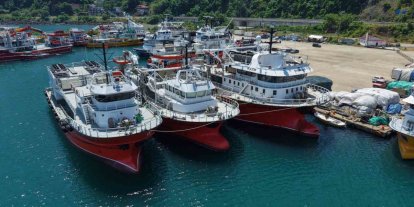 50 tonluk orkinos avı kotasını 42 günde doldurup Yoroz Limanı’na demirlediler