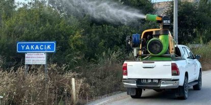 Bilecik’te haşerelere karşı ilaçlama çalışması yapıldı