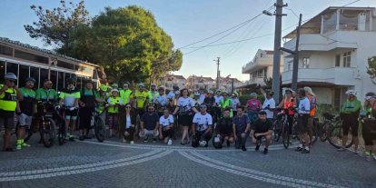 Edremit’te pedallar özel güvenlik görevlileri için döndü