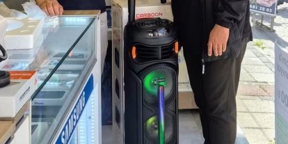 Muhtardan mahalle sakinlerine ücretsiz ses sistemi hizmeti