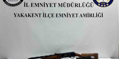 Samsun’da ruhsatsız silah operasyonu: 3 silah ele geçirildi