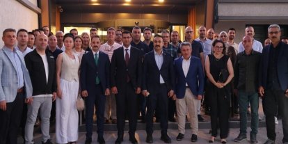Erzincan Adliyesi’nde tayini çıkan başsavcı ve savcılara veda