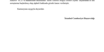 Tamar Tanrıyar hakkında sosyal medya paylaşımları nedeniyle gözaltı kararı