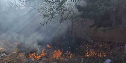 Hassa’da bahçe yangını